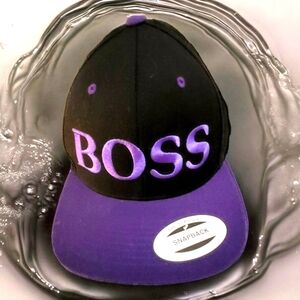 Boss snap back ball cap by lids nwt